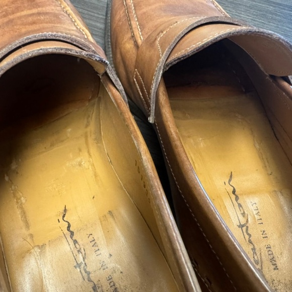 Santoni Penny Loafter - Light Brown Tan - Men\'s Size 8D (Medium) main image 6
